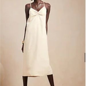 Banana Republic linen blend shift dress